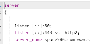 Nginx监听IPv6地址端口